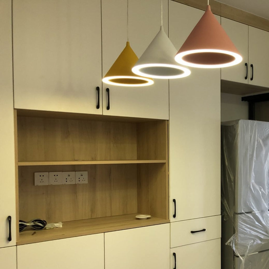 Nordic Aluminum Cone Shape Pendant Light