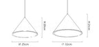 Nordic Aluminum Cone Shape Pendant Light
