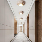 Aperture Travertine Ceiling Light