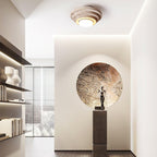 Aperture Travertine Ceiling Light