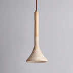 Aplomb Japandi Travertine Pendant Lamp