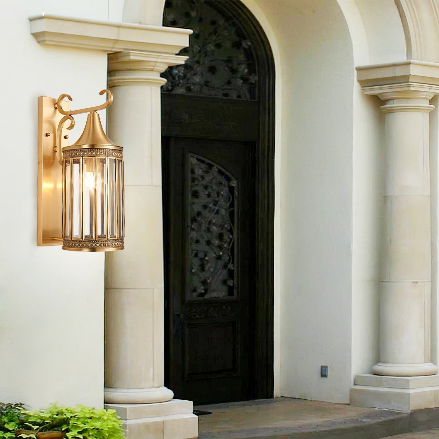 Retro Arabian Brass WaterProof IP65 Outdoor Wall Light