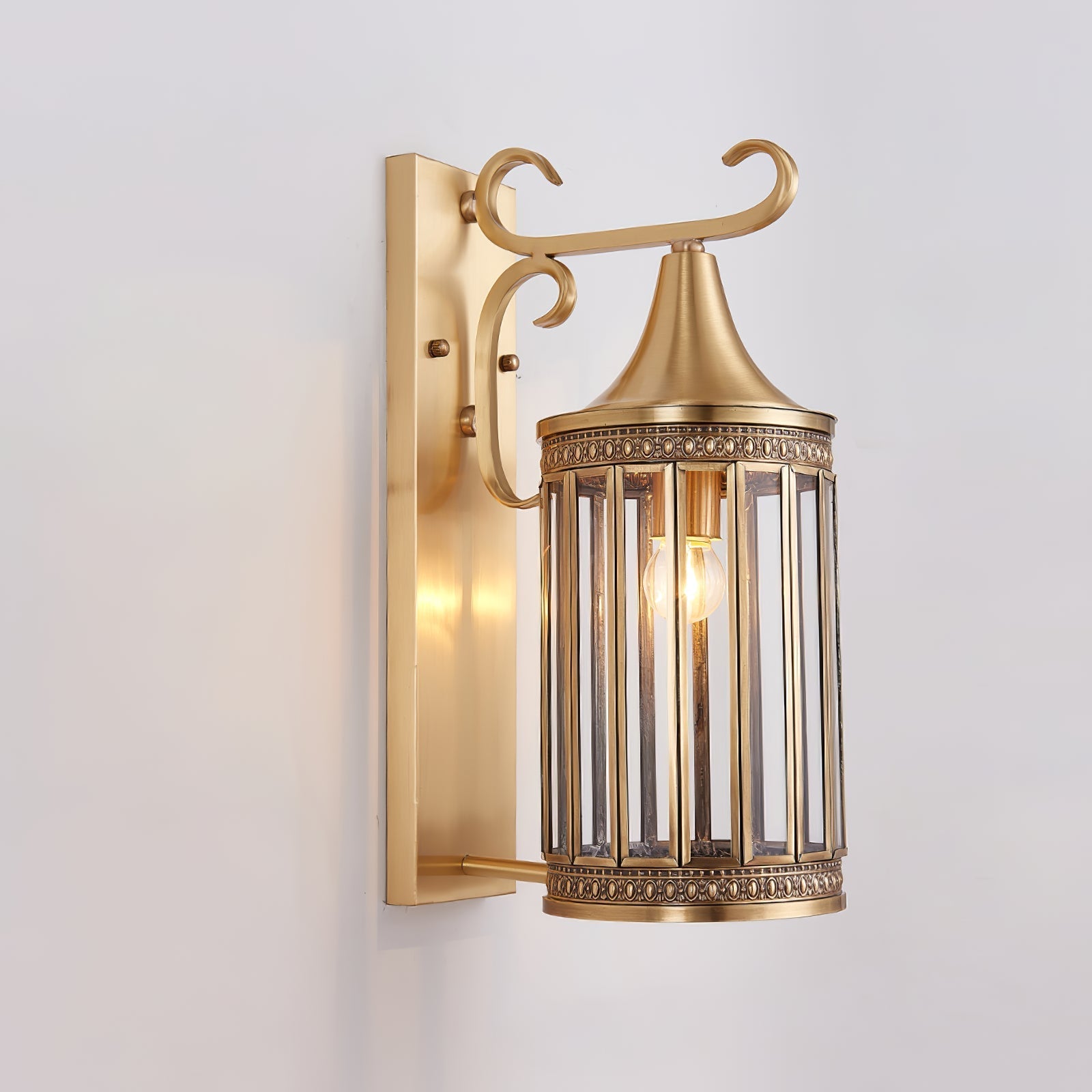 Retro Arabian Brass WaterProof IP65 Outdoor Wall Light
