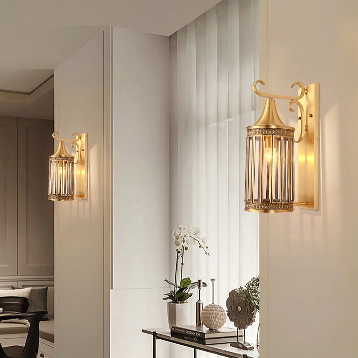 Retro Arabian Brass WaterProof IP65 Outdoor Wall Light