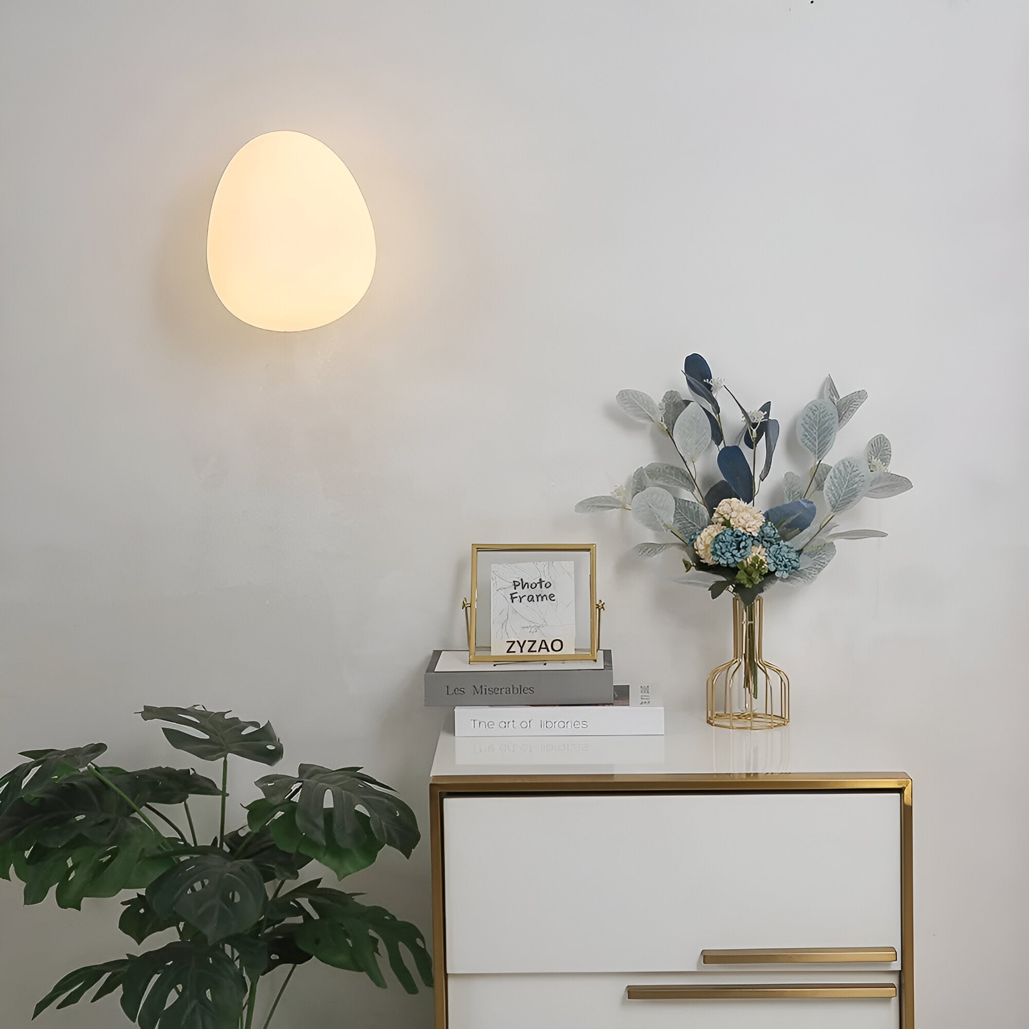 Arianne Nordic Glass Shade Wall Light
