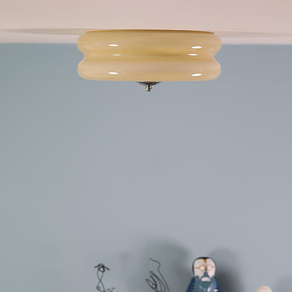 Aurelio Art Deco Vintage Glass Ceiling Light