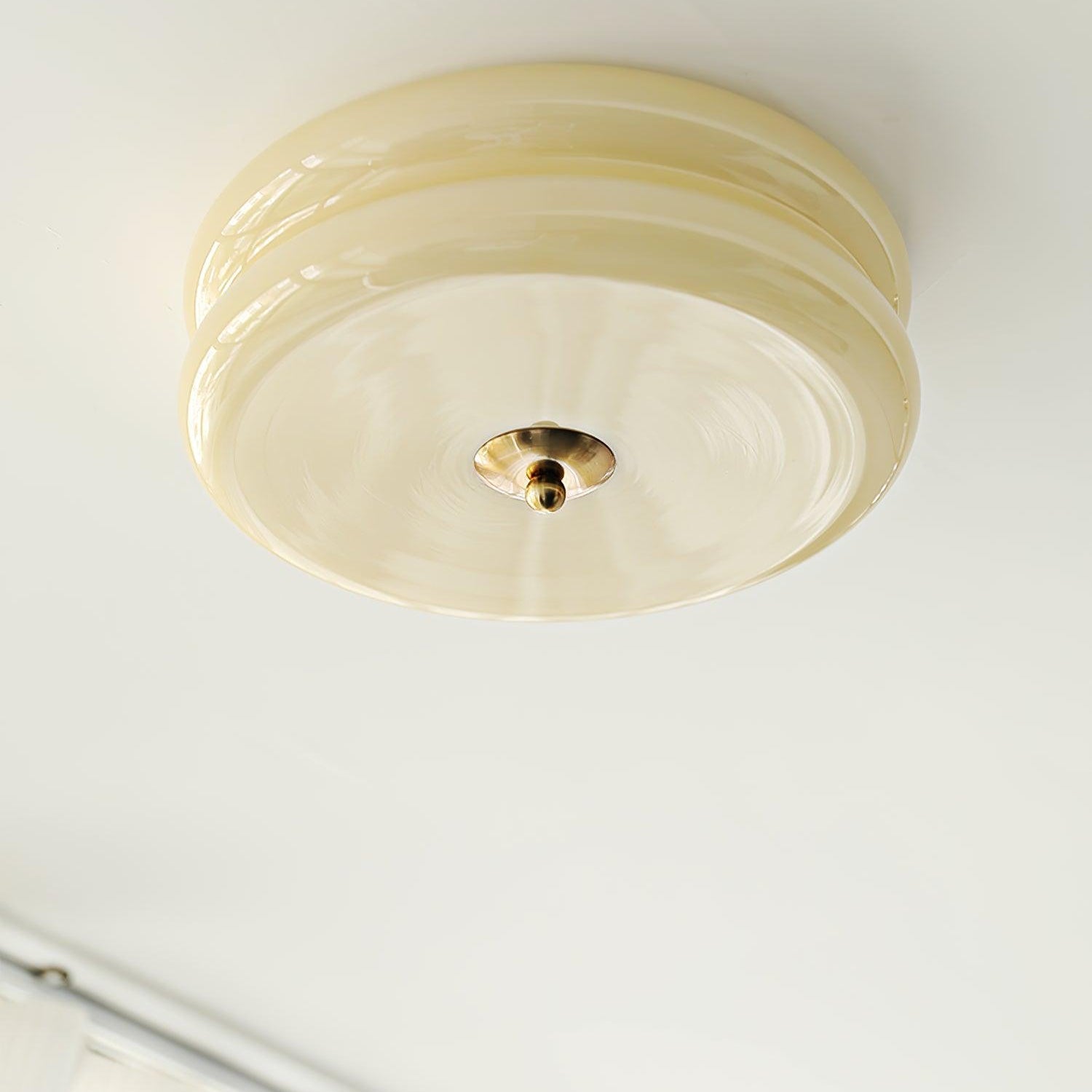 Aurelio Art Deco Vintage Glass Ceiling Light