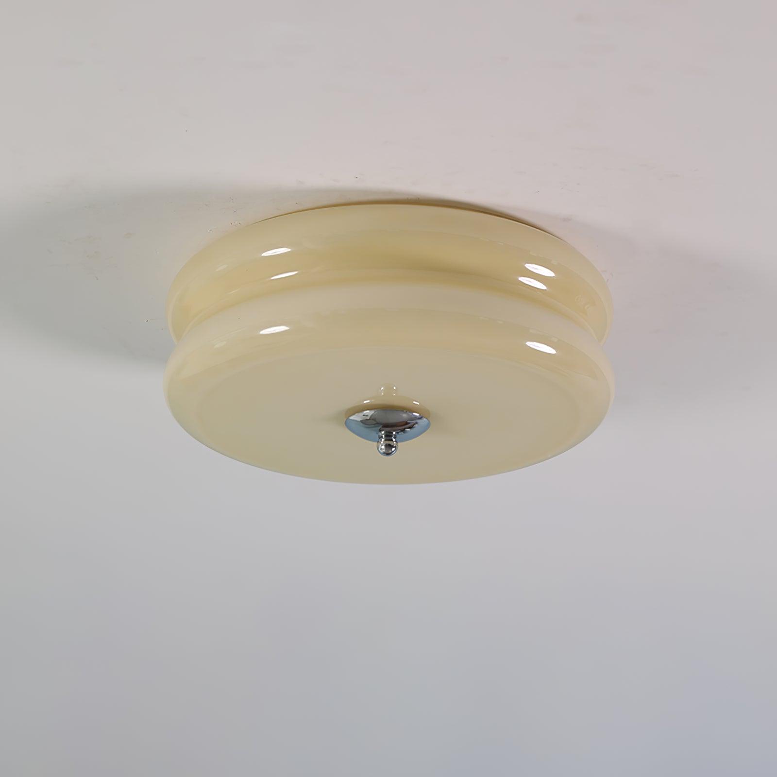 Aurelio Art Deco Vintage Glass Ceiling Light