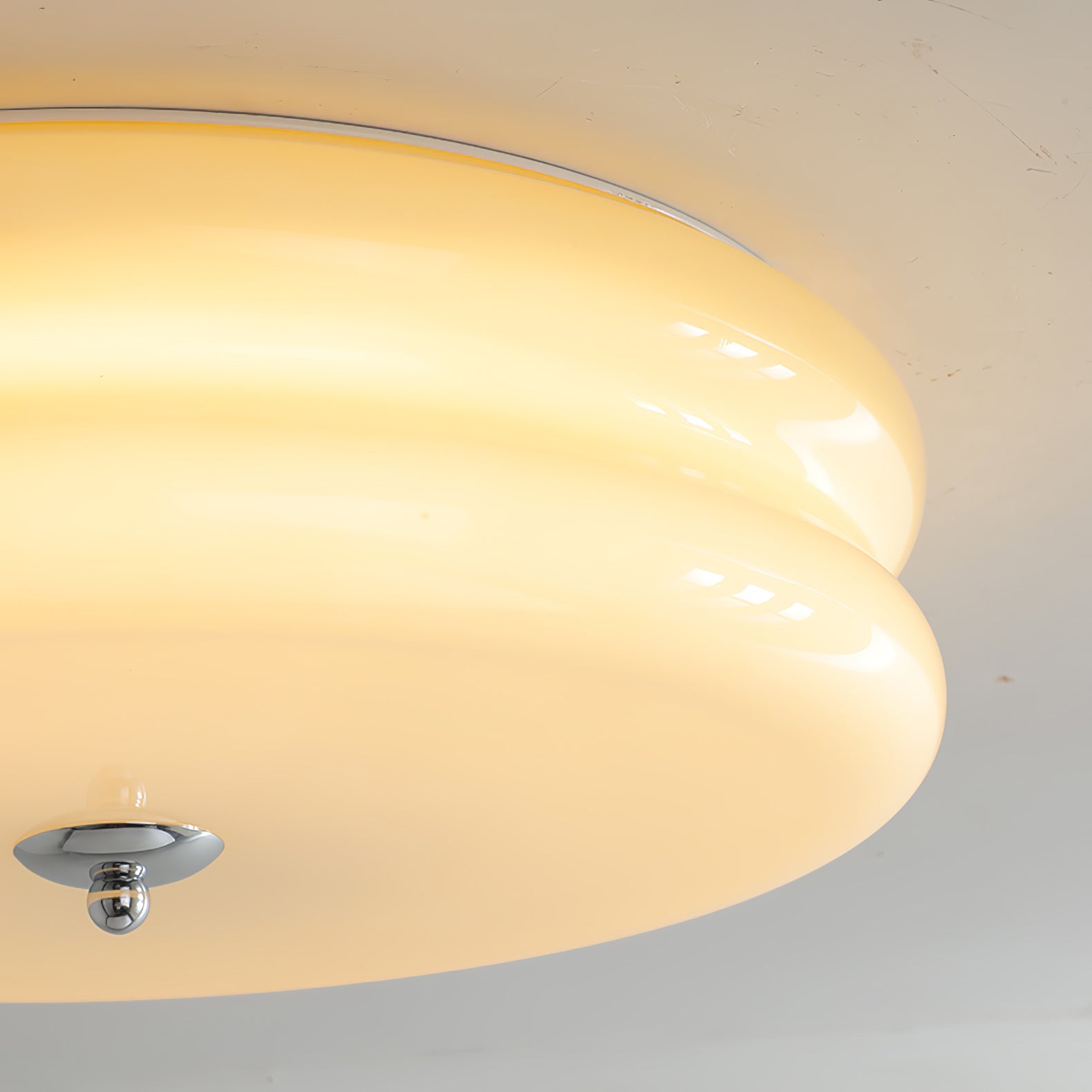 Aurelio Art Deco Vintage Glass Ceiling Light