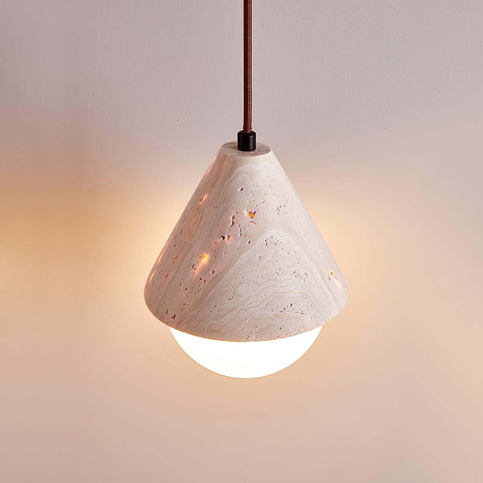 Travertine Pendant Light