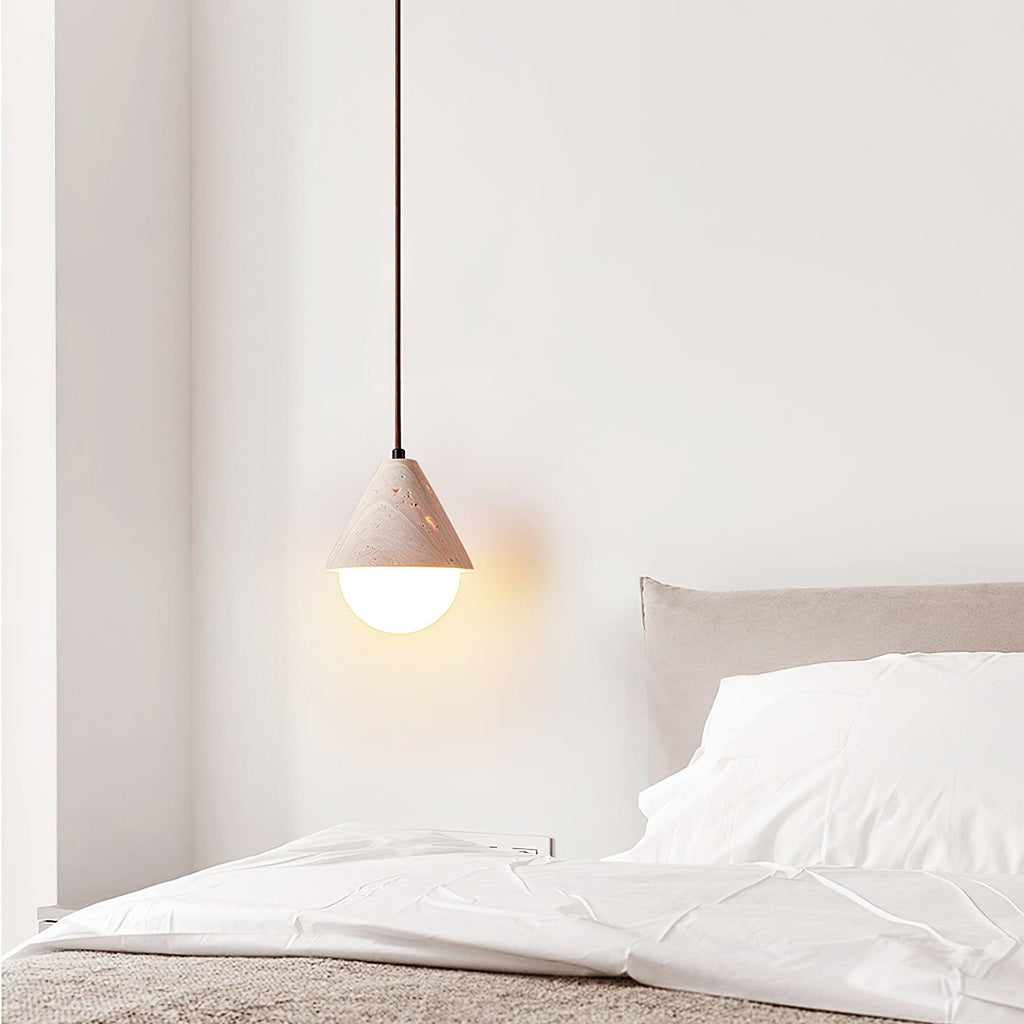 Travertine Pendant Light