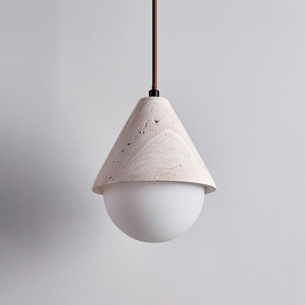 Travertine Pendant Light