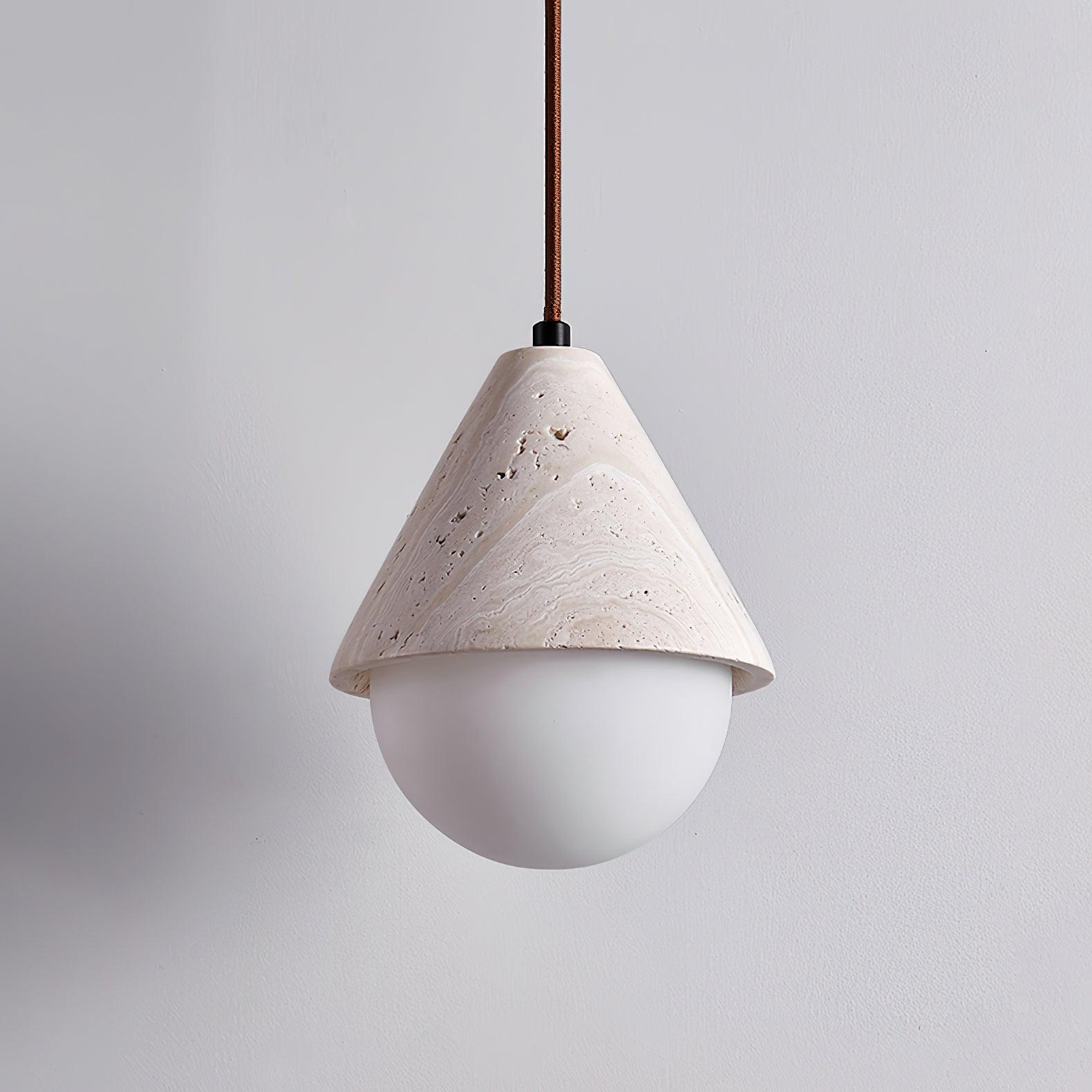 Travertine Pendant Light