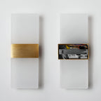 Minimalist Acrylic Aluminum Rectangle LED Wall Light