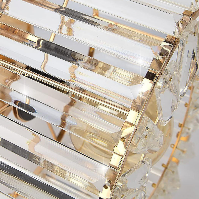 Elegant Crystal Flush Mount Ceiling Light