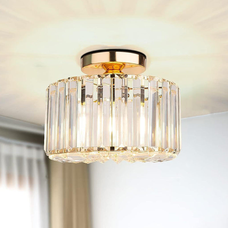 Elegant Crystal Flush Mount Ceiling Light
