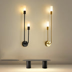 Nordic Modern Simplicity Iron & Acrylic Long Tube Wall Light