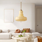 Ellery Vintage Schoolhouse Glass Pendant Light