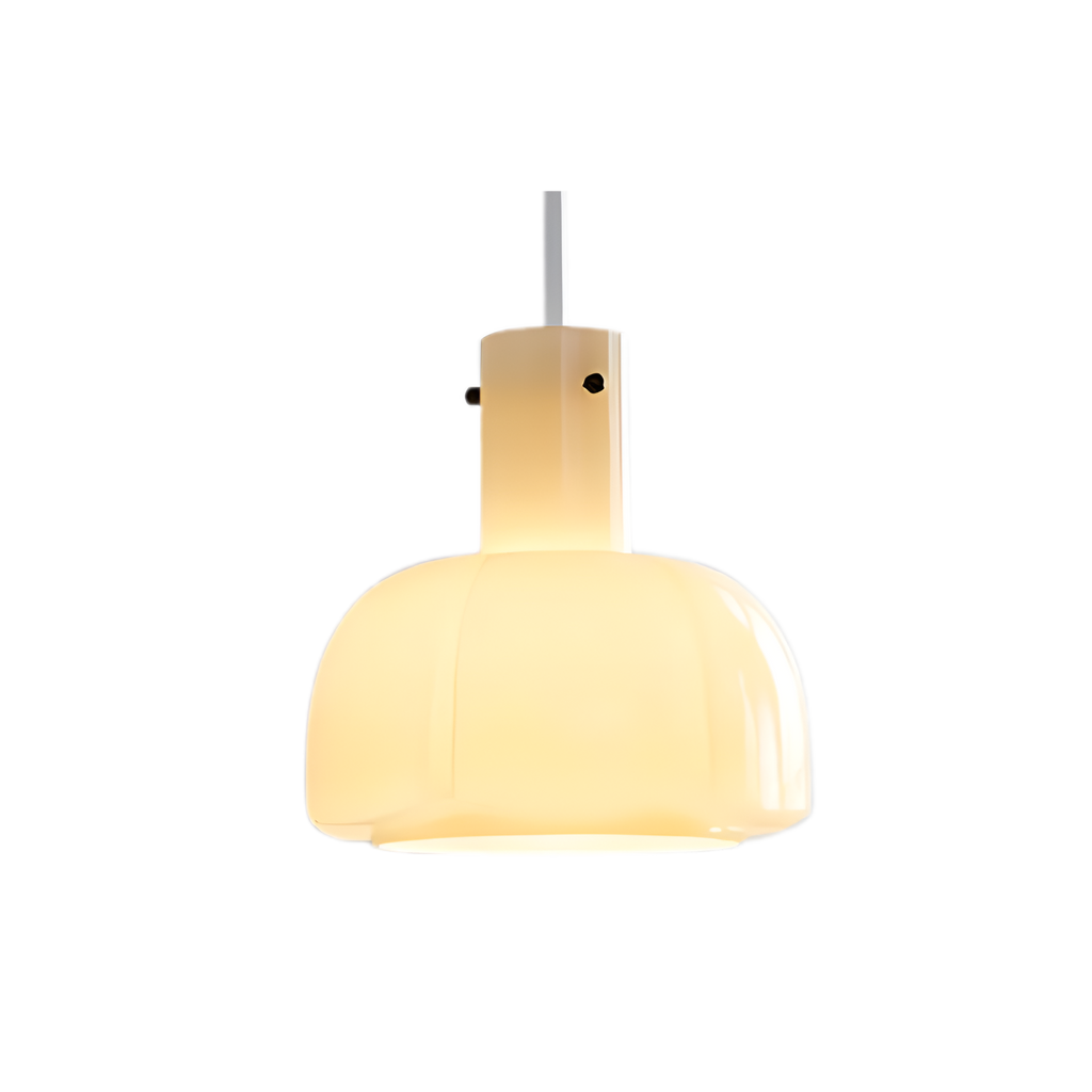 Nordic Flower Shaped Glass Pendant Light