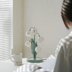 Bell Orchid Nordic Iron Glass Flower Table Light
