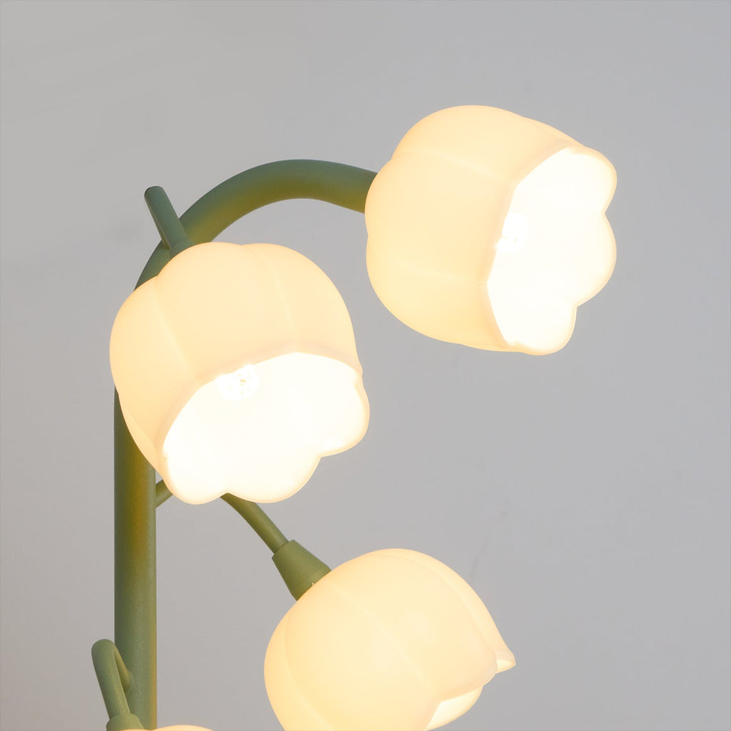 Bell Orchid Nordic Iron Glass Flower Table Light
