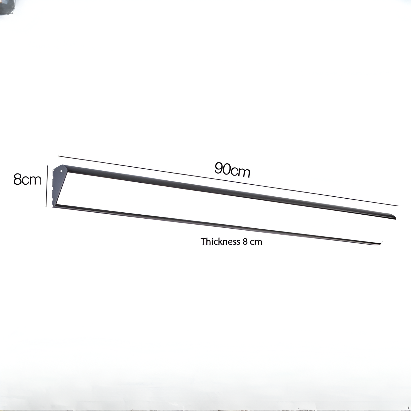 Sleek Outdoor Long Strip LED Wall Light