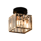 Minimalist Glow Black Flush Mount