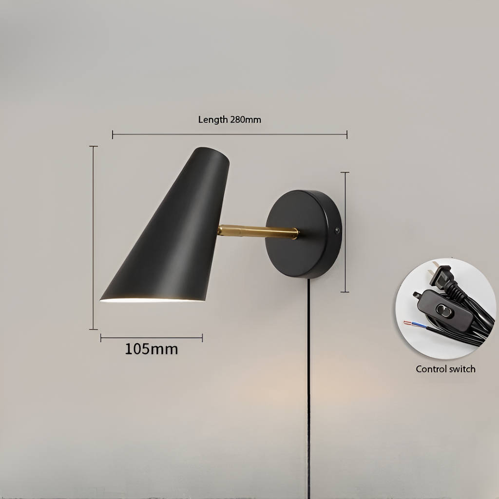 Retro Adjustable Iron Birdy Wall Light