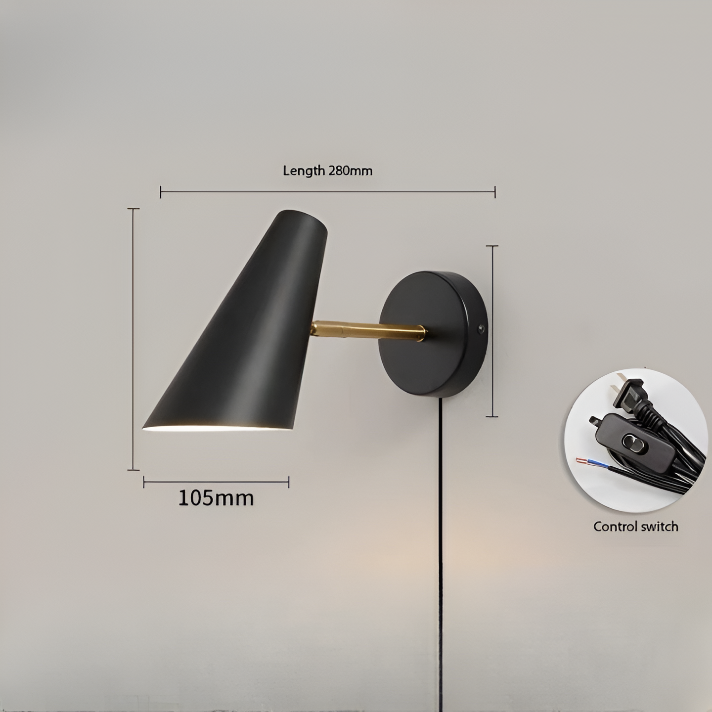 Retro Adjustable Iron Birdy Wall Light