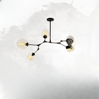 Nordic Tree Branch Multi-Head Wrought Iron LED Chandelier
