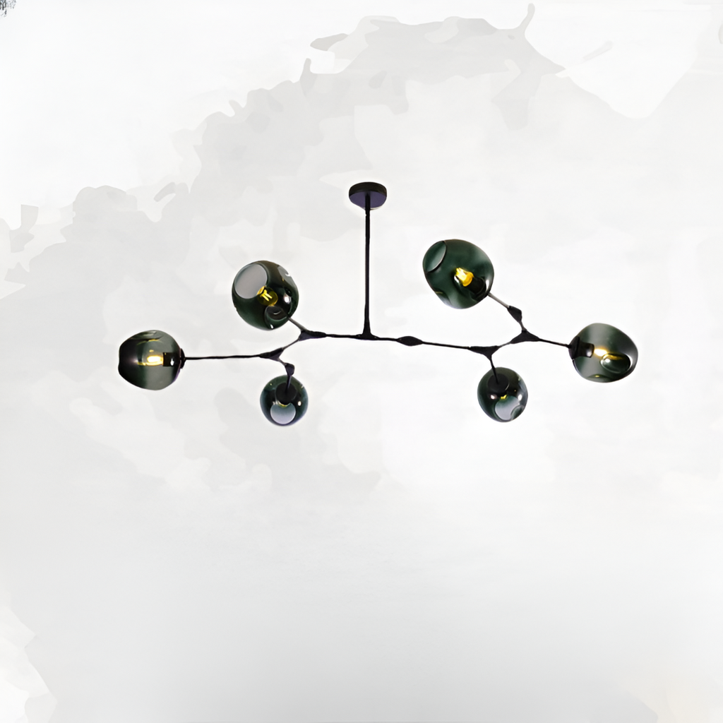 Nordic Tree Branch Multi-Head Wrought Iron LED Chandelier