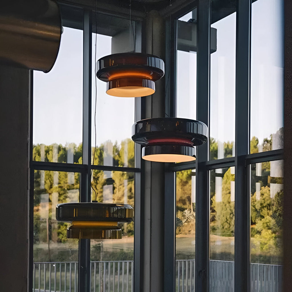 Bohemian Style Colored Glass Vicenta Pendant Light