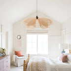 Bamboo Rattan Petal Rustic Wicker Pendant Light