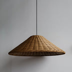 Japandi Artisan Shine Rattan Pendant Light