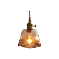 Aurex Vintage Brass Globe Pendant Light