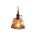 Aurex Vintage Brass Globe Pendant Light