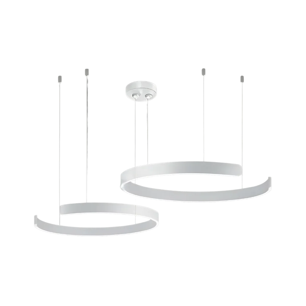 Circular Style Nordic Fused Aluminum Pendant Light