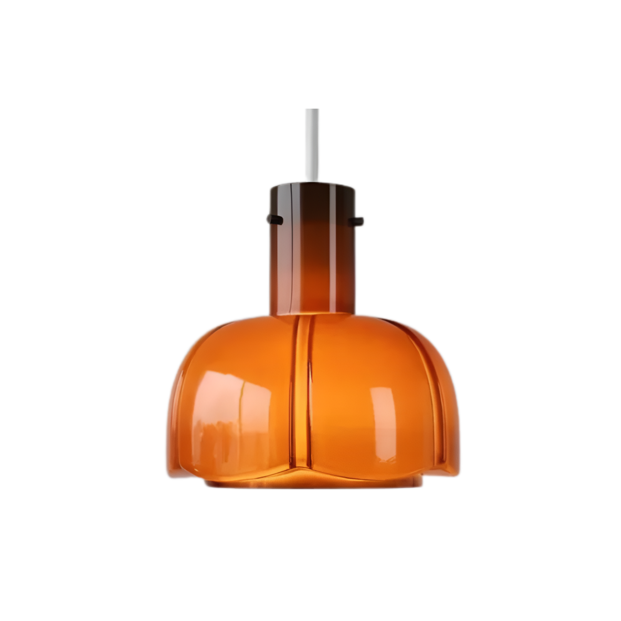 Nordic Flower Shaped Glass Pendant Light