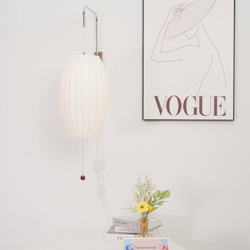Japandi Silk Design Nelson Wall Light