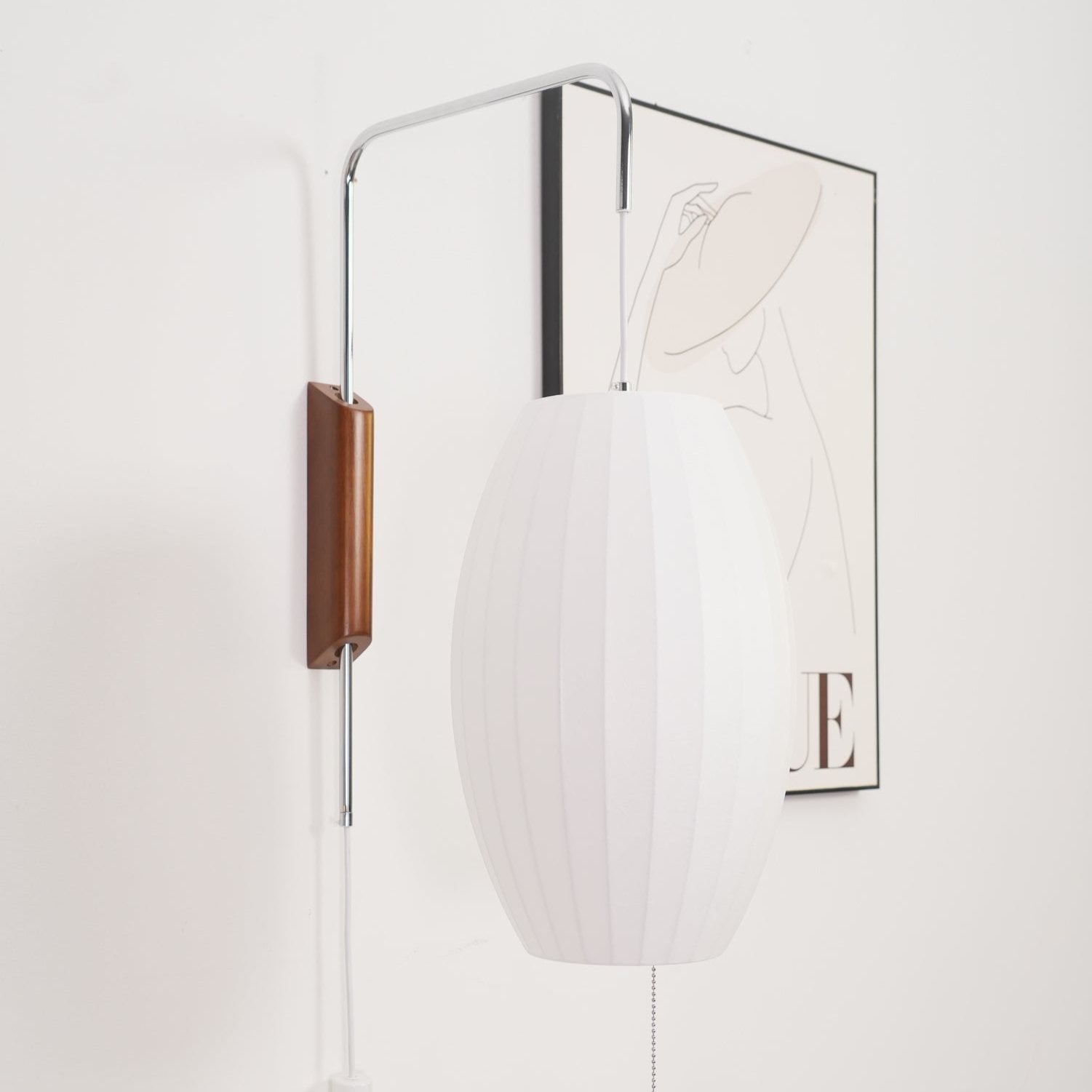 Japandi Silk Design Nelson Wall Light