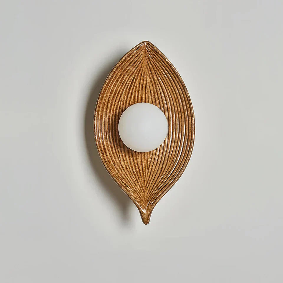 Nordic Zen Leaf Japanese-Style Wall Light