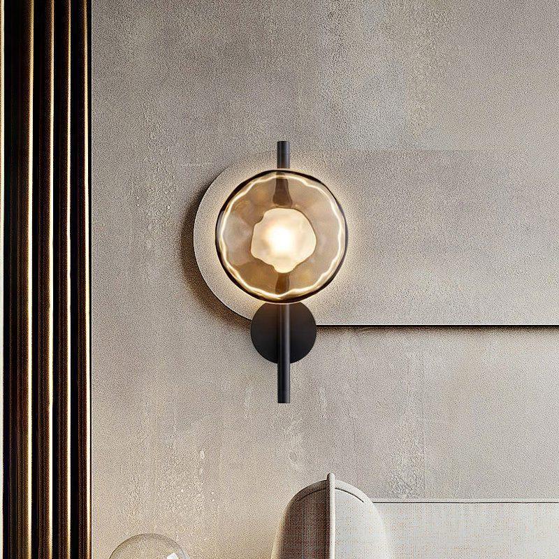 Nordic Round Design Ceto Glass Wall Light