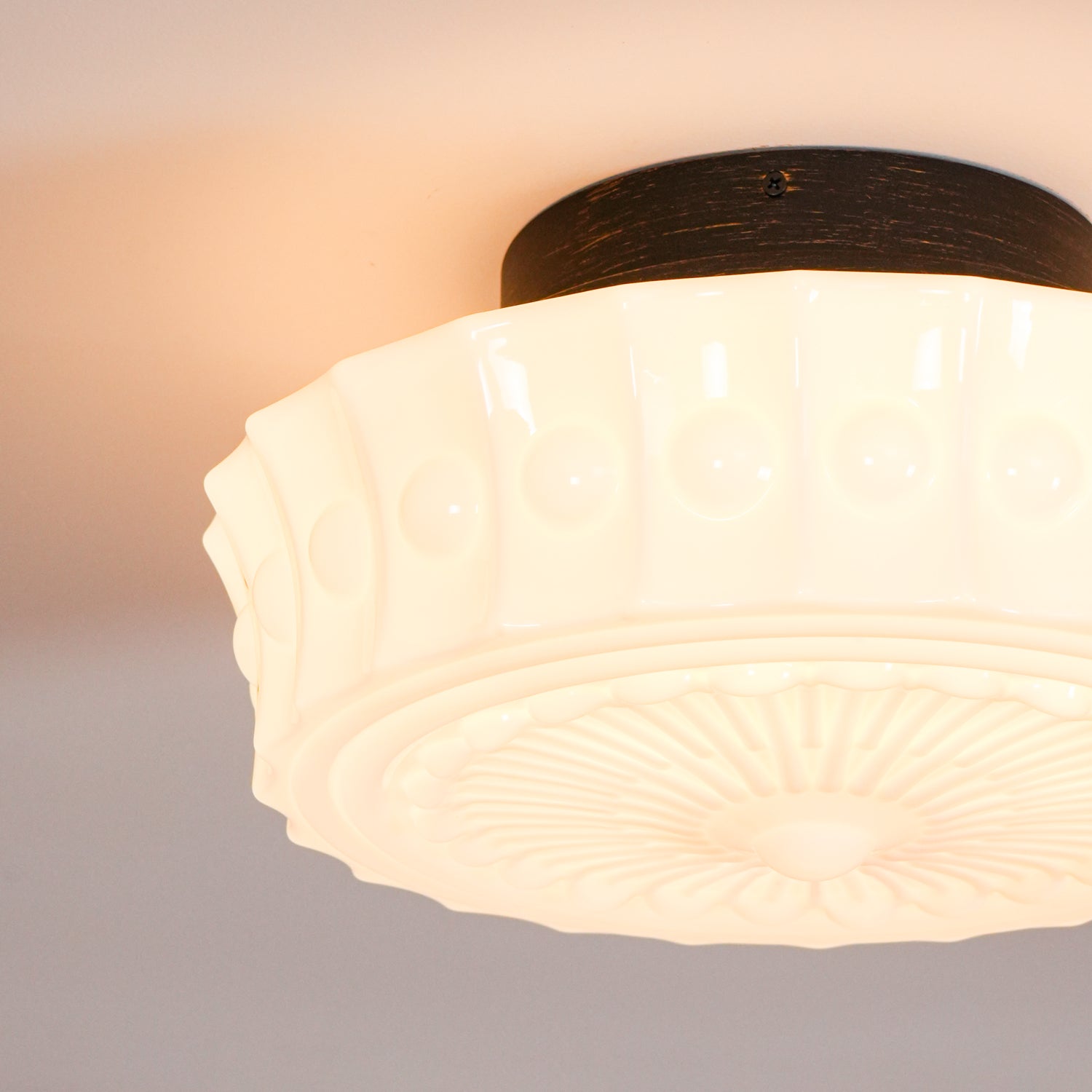 Elia Vintage Nordic Glass Ceiling Light