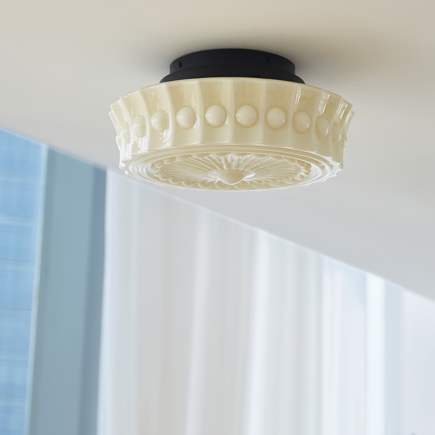 Elia Vintage Nordic Glass Ceiling Light