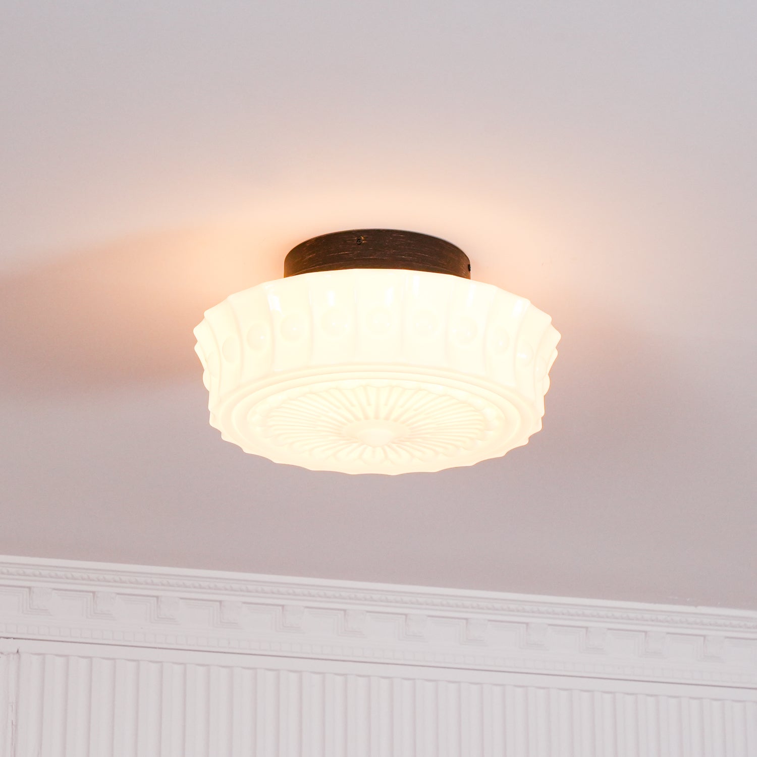 Elia Vintage Nordic Glass Ceiling Light