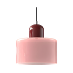 Nordic Iron Body Two-Tone Glass Pendant Light