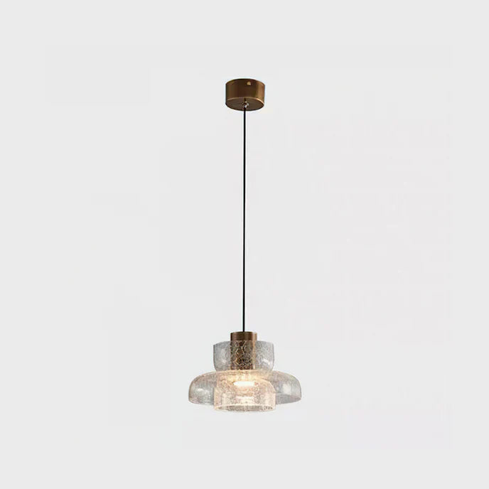 Retro Cracked Glass Pendant Light