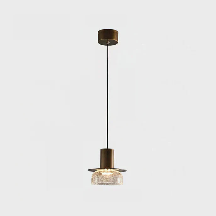 Retro Cracked Glass Pendant Light