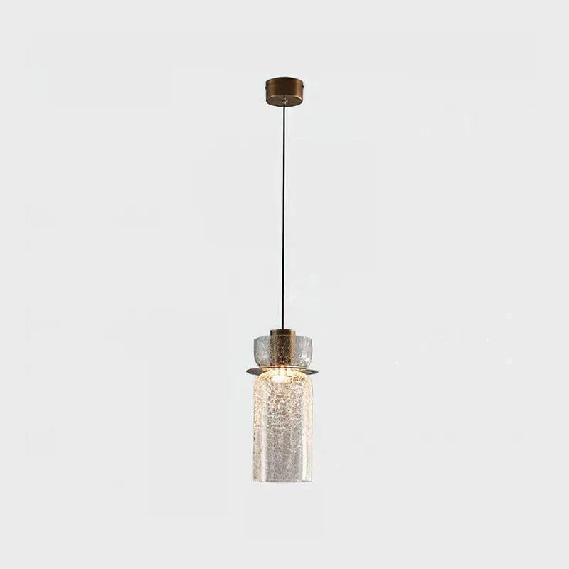 Retro Cracked Glass Pendant Light