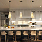 Aurora Pillar Alabaster Pendant Light